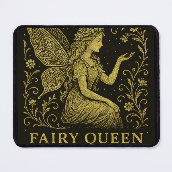 Item preview, Fairy Queen – Golden Spirit of Enchanted Realms designed and sold by Czerkiz.