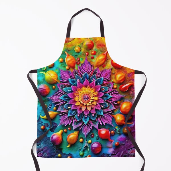 Item preview, Colorful flower center surrounded by fruit designed and sold by Mianku | Für das Leben.