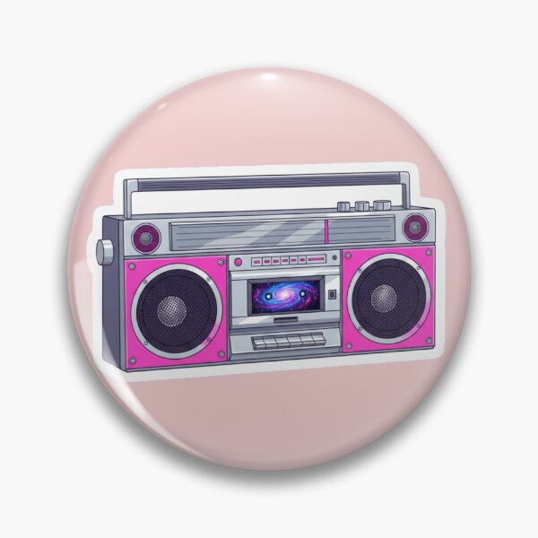 Item preview, Retro 80s Boombox | Galaxy Cassette Deck Vaporwave Aesthetic designed and sold by DigitalVibes Art, CreatorSpace, PixelMood. By AngryFish.Art..