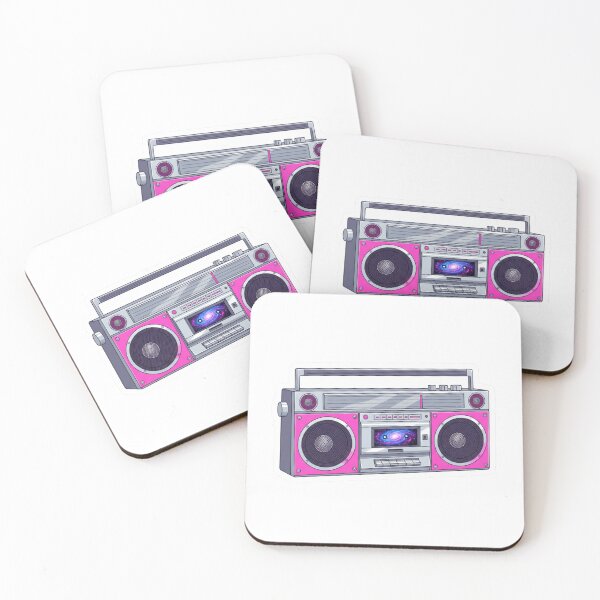 Item preview, Retro 80s Boombox | Galaxy Cassette Deck Vaporwave Aesthetic designed and sold by DigitalVibes Art, CreatorSpace, PixelMood. By AngryFish.Art..