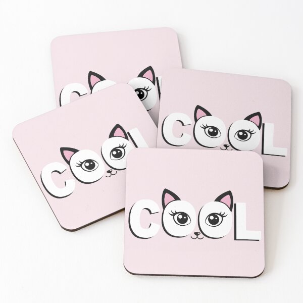Item preview, Cool Cat Face – Cute Minimal Cat Typography Design designed and sold by Ahmed-G-Designs.