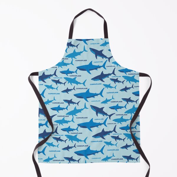 Item preview, Blue Shark Camouflage Pattern – Ocean Predator Minimalist Design designed and sold by NandaFajarSu.