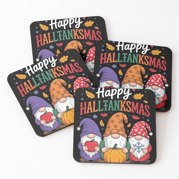 Item preview, Happy HalloThanksMas Gnomes Halloween Thanksgiving Christmas 012  designed and sold by RuthGAArt.