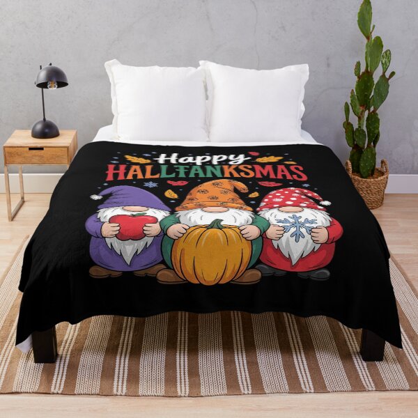 Item preview, Happy HalloThanksMas Gnomes Halloween Thanksgiving Christmas 012 designed and sold by RuthGAArt.