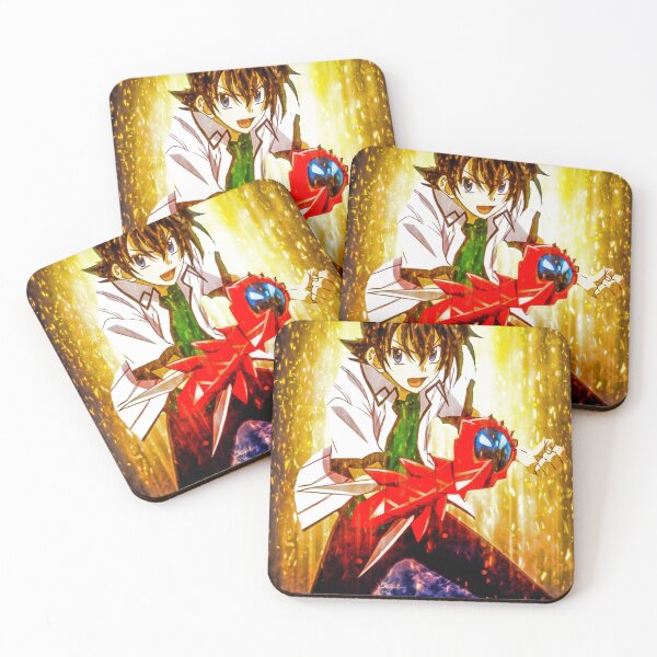 Item preview, Issei Hyoudou Bold Determination High School DxD Anime Golden Heroic Fiery Aura designed and sold by Tokyonomad.