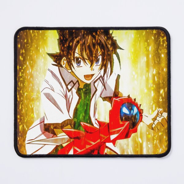Item preview, Issei Hyoudou Bold Determination High School DxD Anime Golden Heroic Fiery Aura designed and sold by Tokyonomad.