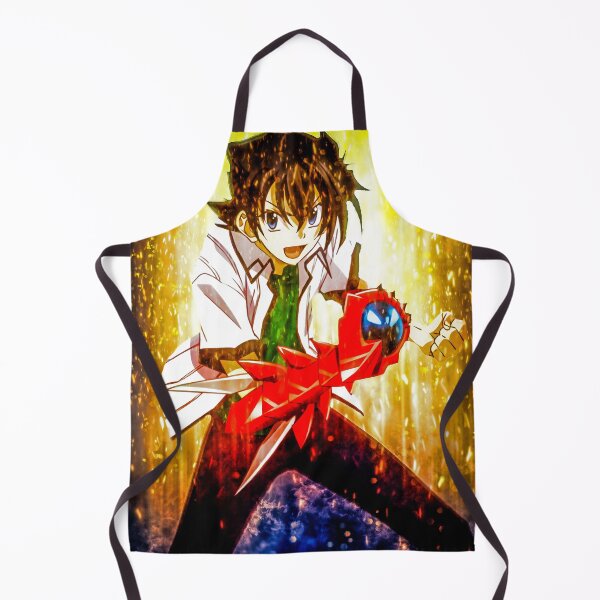 Item preview, Issei Hyoudou Bold Determination High School DxD Anime Golden Heroic Fiery Aura designed and sold by Tokyonomad.