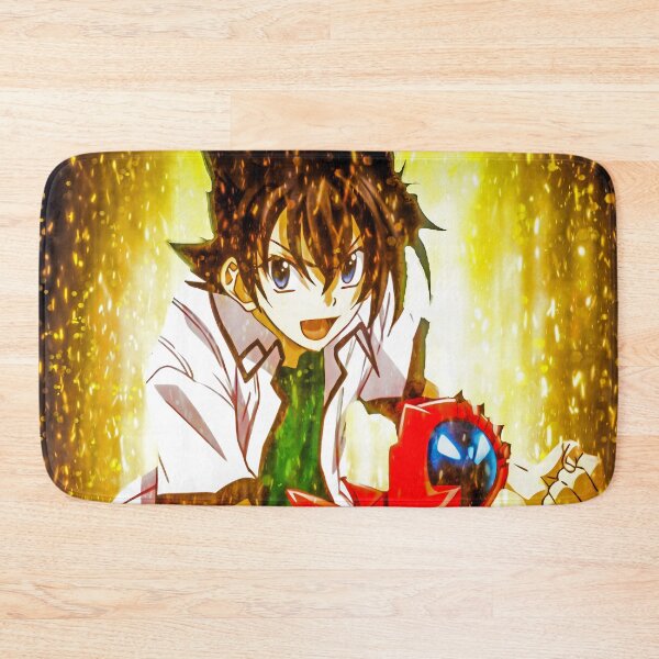 Item preview, Issei Hyoudou Bold Determination High School DxD Anime Golden Heroic Fiery Aura designed and sold by Tokyonomad.