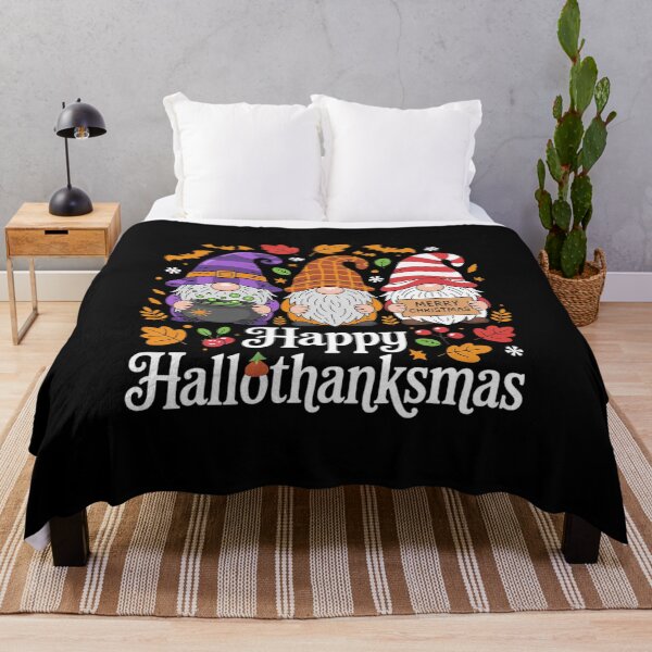 Item preview, Halloween Thanksgiving Christmas Happy HalloThanksMas Gnomes10 designed and sold by RoyTill0Art.
