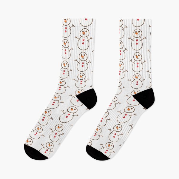 Item preview, Snowman with carrot nose Christmas cartoon hand drawn illustration designed and sold by Anngozza2.