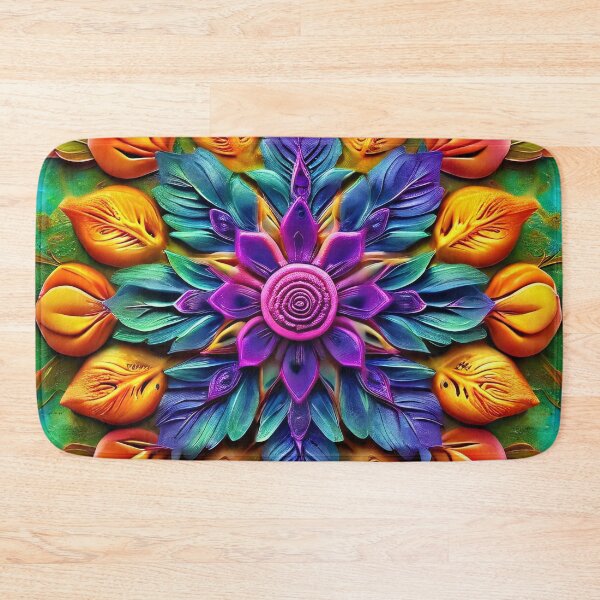 Item preview, Fruit and flower mandala in vibrant colors designed and sold by Mianku | Für das Leben.