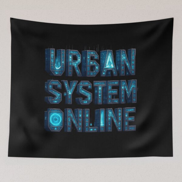 Item preview, Urban System Online - Cyberpunk Modular Typography designed and sold by MKreative Studio.