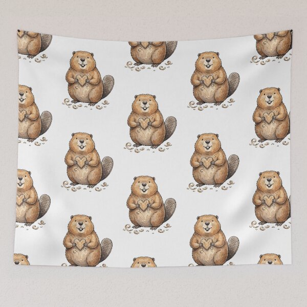 Item preview, Rustic Cottagecore: Wood-Whittle Beaver designed and sold by bapupa.