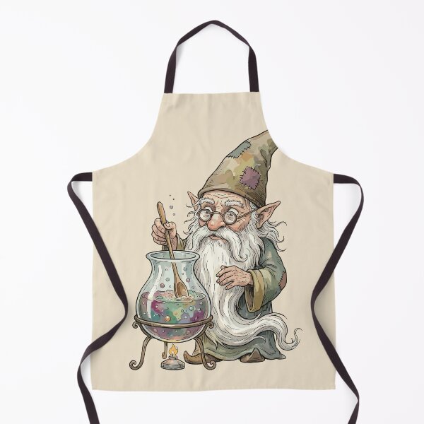 Item preview, Vintage Cottagecore: Ancient Gnome Alchemist designed and sold by bapupa.