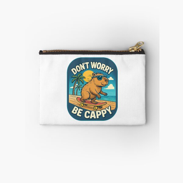 Item preview, Don't Worry Be Cappy, Cute And Motivational Quote, Cute Capybara designed and sold by graphic-genie.