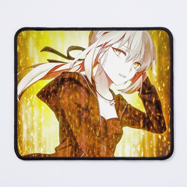 Item preview, Saber Alter Fate Stay Night Anime Girl Dark Warrior Golden Aura Fierce Power designed and sold by Tokyonomad.