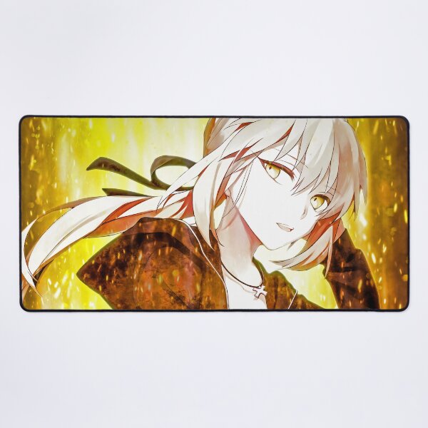 Item preview, Saber Alter Fate Stay Night Anime Girl Dark Warrior Golden Aura Fierce Power designed and sold by Tokyonomad.