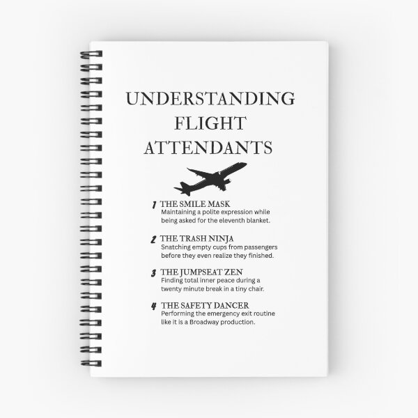 Item preview, Understanding Flight Attendants Sarcastic Design designed and sold by PsyFlow35.