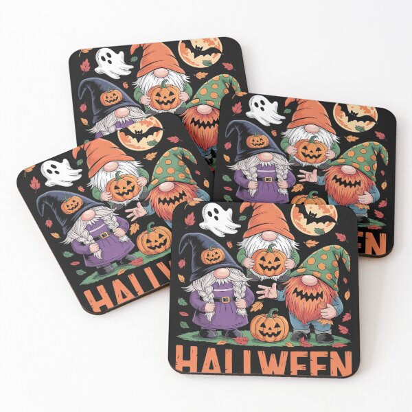 Item preview, Happy Hallothanksmas Gnomes Halloween Thanksgiving Christmas10  designed and sold by RuthGAArt.