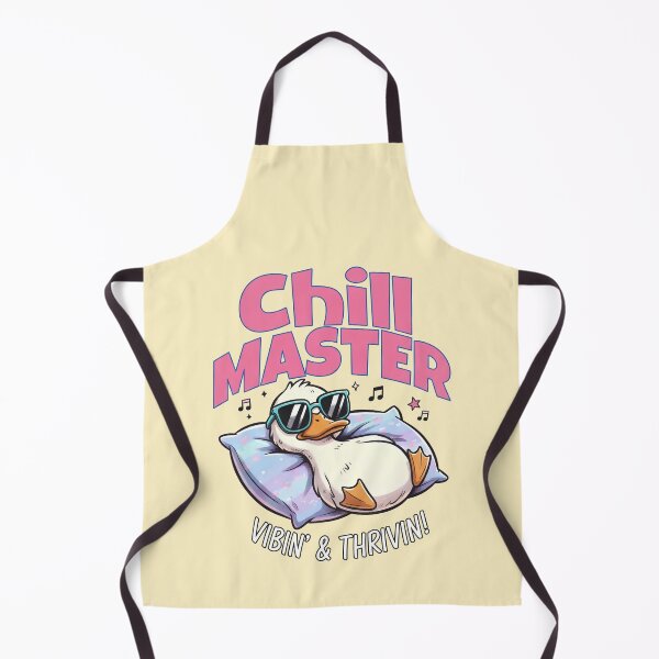 Item preview, Chill Master Duck Sticker | Vibin and Thrivin Cute Pastel Gamer Gift designed and sold by cozy corner co. .