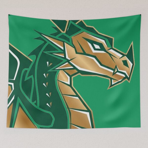 Item preview, Golden-Green Geometric Dragon Head  designed and sold by Creatuer Handling Protocols.