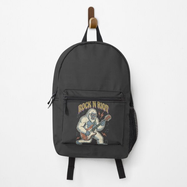 Item preview, Rock N Riot Yeti Playing Electric Guitar Retro designed and sold by tollaru.