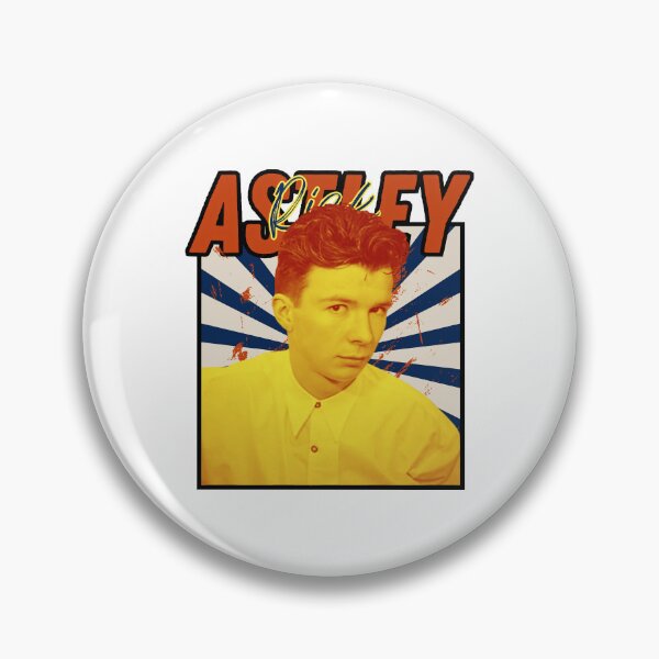 Item preview, Rick Astley Warm Color Classic Pop Portrait designed and sold by dennis3xv1.