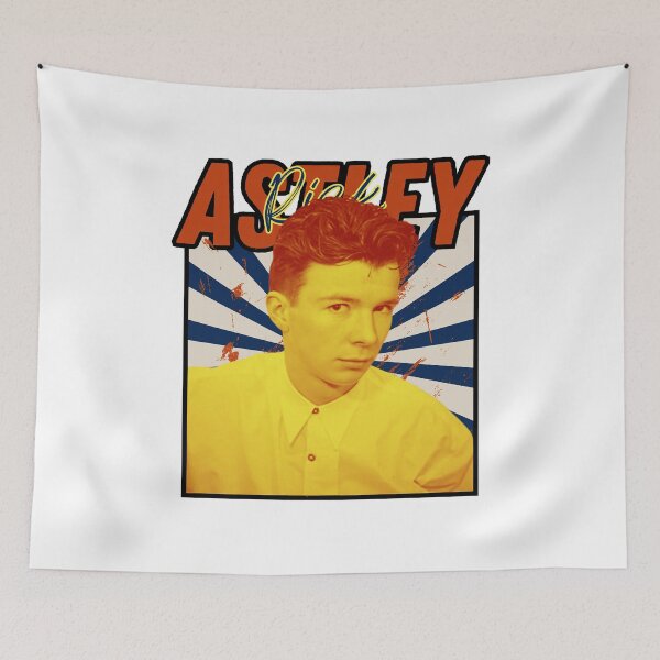 Item preview, Rick Astley Warm Color Classic Pop Portrait designed and sold by dennis3xv1.