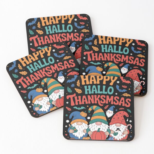 Item preview, Happy HalloThanksMas Gnomes Halloween Thanksgiving Christmas30  designed and sold by RuthGAArt.