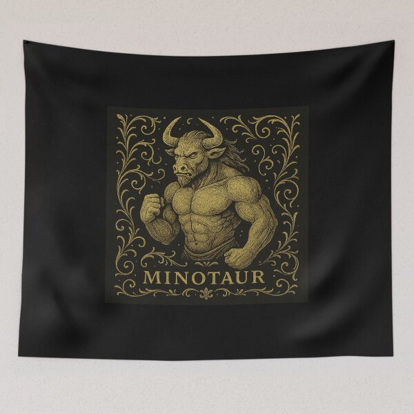 Item preview, Minotaur – Golden Beast of the Eternal Labyrinth designed and sold by Czerkiz.