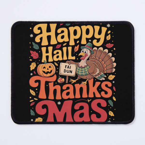 Item preview, Happy Hallothanksmas Gnomes Halloween Thanksgiving Xmas 2022 designed and sold by RuthGAArt.