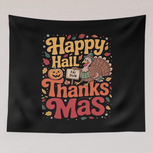 Item preview, Happy Hallothanksmas Gnomes Halloween Thanksgiving Xmas 2022  designed and sold by RuthGAArt.