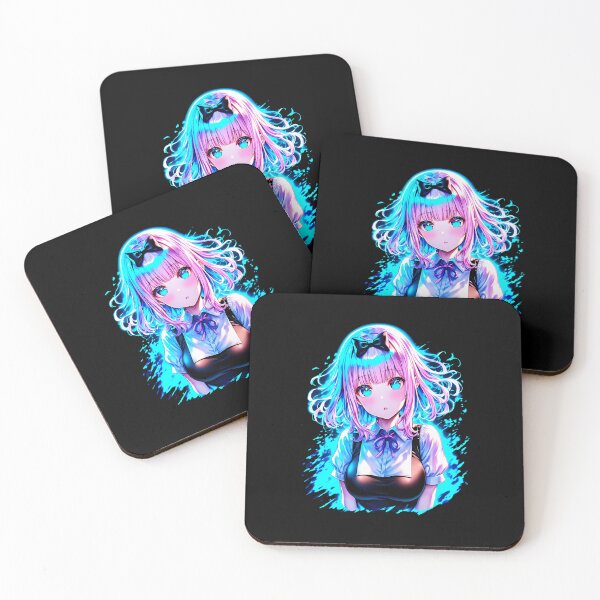 Item preview, Love Is War Cute Pink Hair Girl Portrait designed and sold by JasonsGeorge.