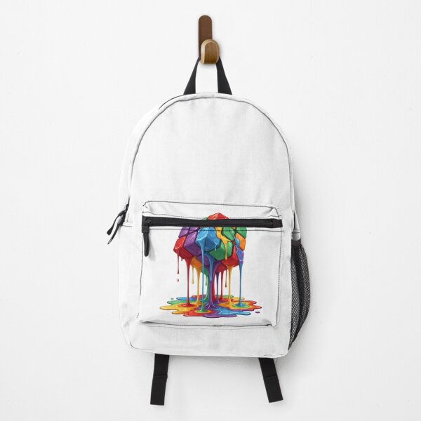 Item preview, Melting Colorful Puzzle Cube - Retro 80s Surreal Art designed and sold by Latikshop.