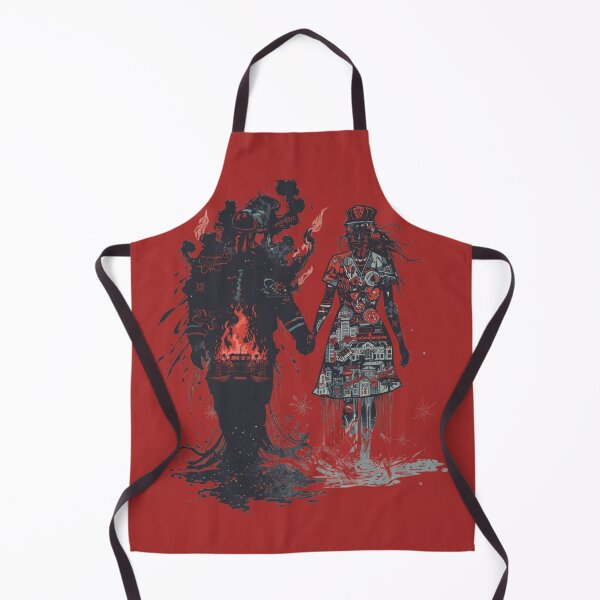 Item preview, Firefighter and Nurse Couple Silhouette designed and sold by Mr-Nurse.