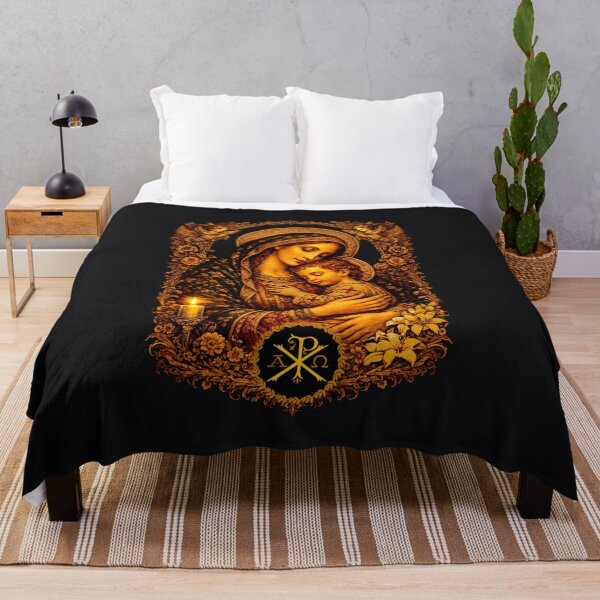 Item preview, Madonna & Child — Golden Icon Candlelight designed and sold by Sanctum Icons.