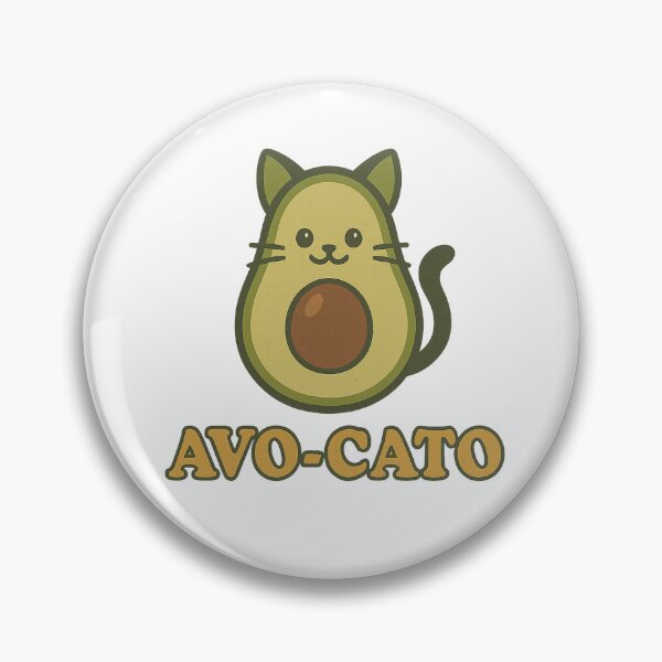 Item preview, Avo-Cato Funny Avocado Cat Mashup Design designed and sold by LaughLab Apparel.
