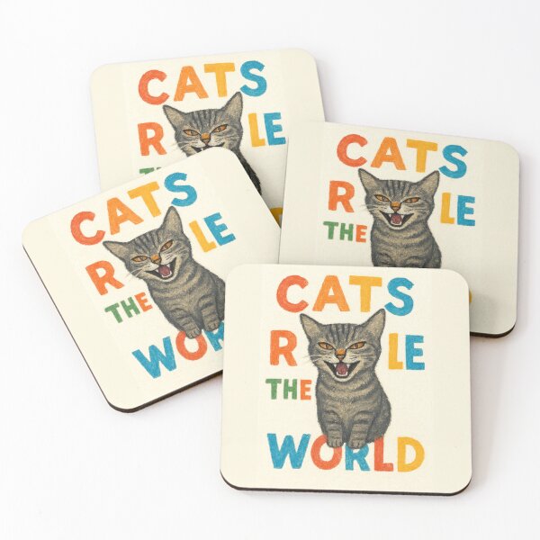 Item preview, Cats Rule The World designed and sold by Kerry T.