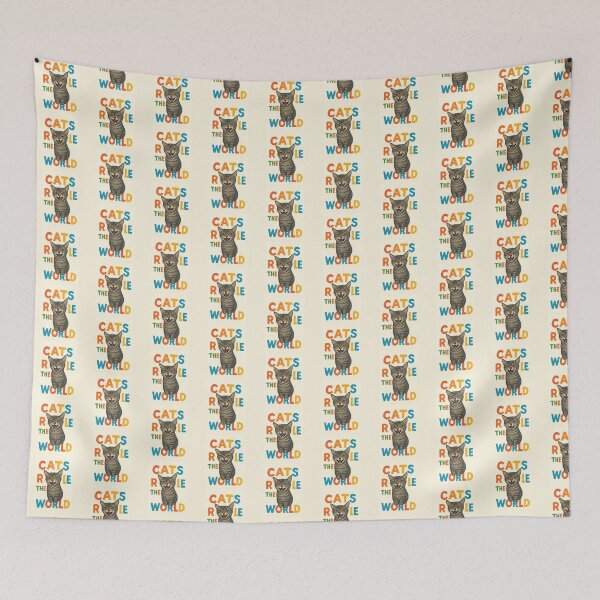 Item preview, Cats Rule The World designed and sold by Kerry T.