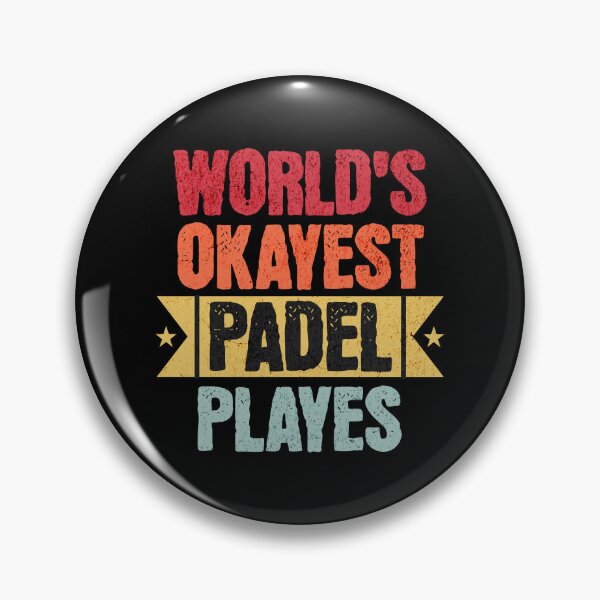 Item preview, World’s Okayest Padel Player – Funny Retro Sports Typography designed and sold by dudelinart.