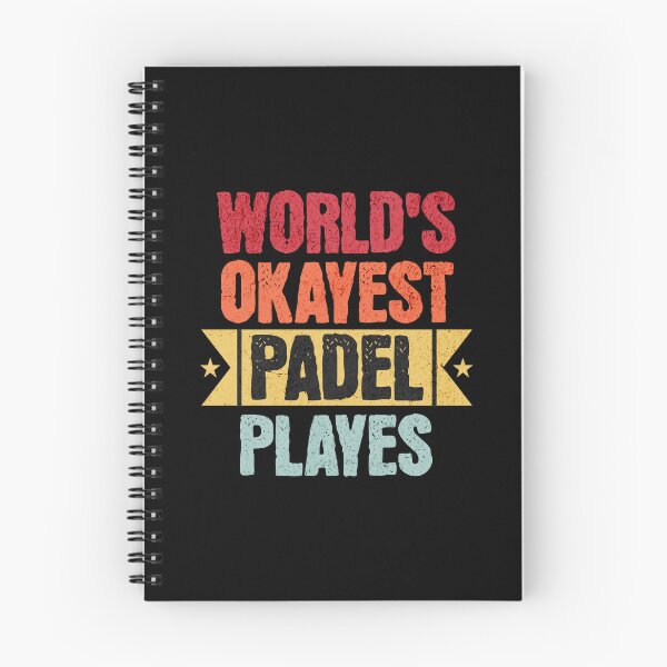 Item preview, World’s Okayest Padel Player – Funny Retro Sports Typography designed and sold by dudelinart.