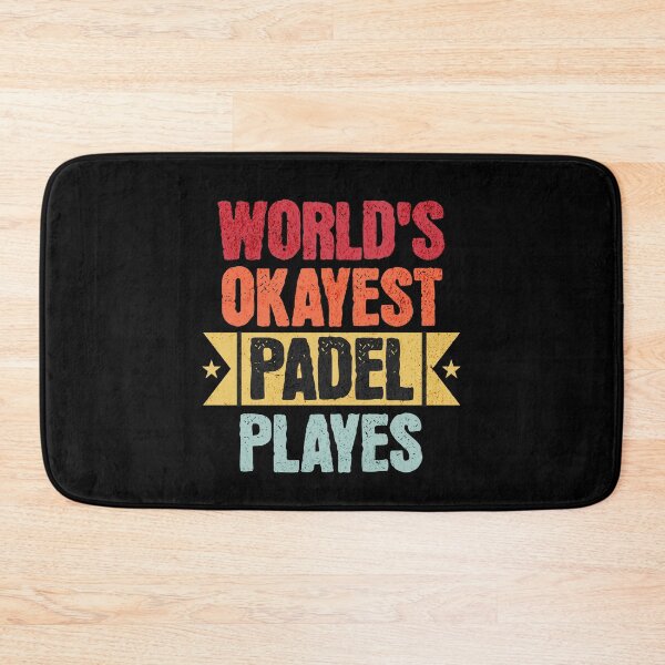 Item preview, World’s Okayest Padel Player – Funny Retro Sports Typography designed and sold by dudelinart.
