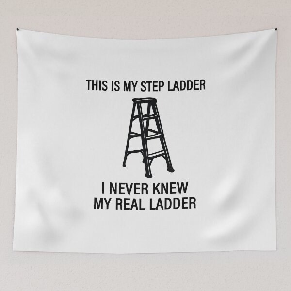 Item preview, This Is My Step ladder,Funny Sayings designed and sold by CloudyPress.