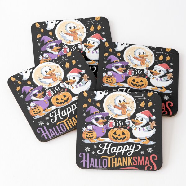 Item preview, Happy HalloThanksMas Goose Halloween Thanksgiving Christmas  designed and sold by RuthGAArt.