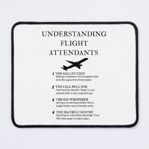 Item preview, The Galley Gossip Flight Attendant Typography designed and sold by PsyFlow35.