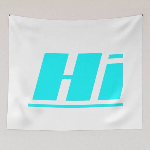 Item preview, Minimalist Neon ‘Hi’ Typography Design designed and sold by Faali950.