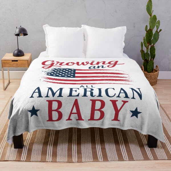 Artikelvorschau, Growing An All American Baby Schwangerschaftsankündigung entworfen und verkauft von DianaStantzo.