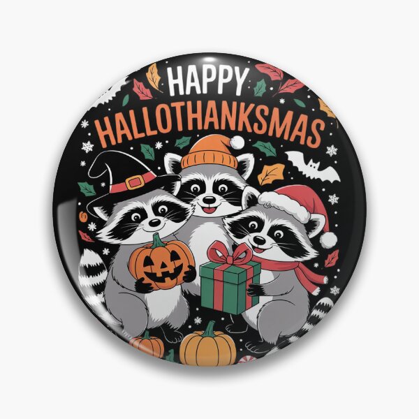 Item preview, Happy Hallothanksmas Halloween Pumkin Thanksgiving Christmas1  designed and sold by RuthGAArt.
