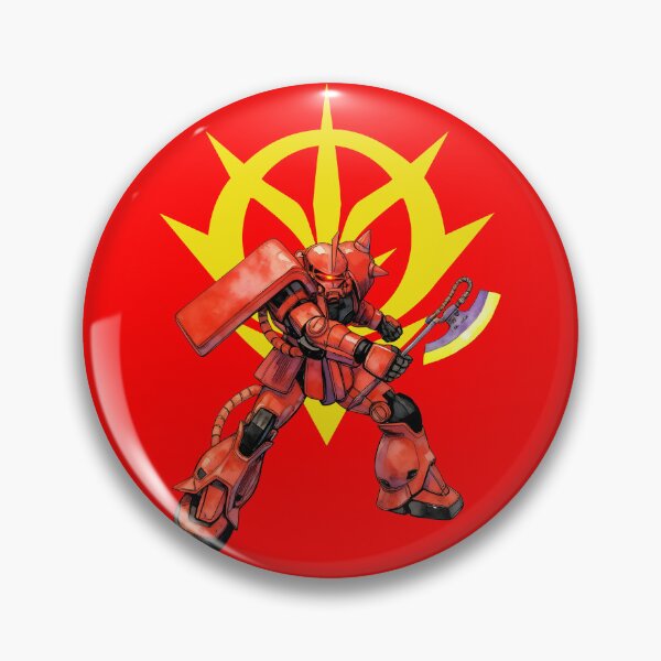 Item preview, ZAKU char aznable GUNDAM RED COMET vector art designed and sold by sabartgunpla.