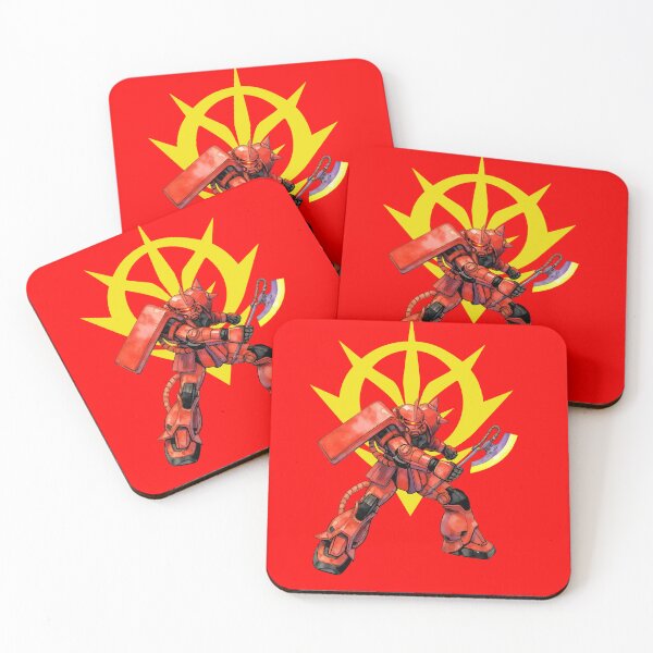 Item preview, ZAKU char aznable GUNDAM RED COMET vector art designed and sold by sabartgunpla.